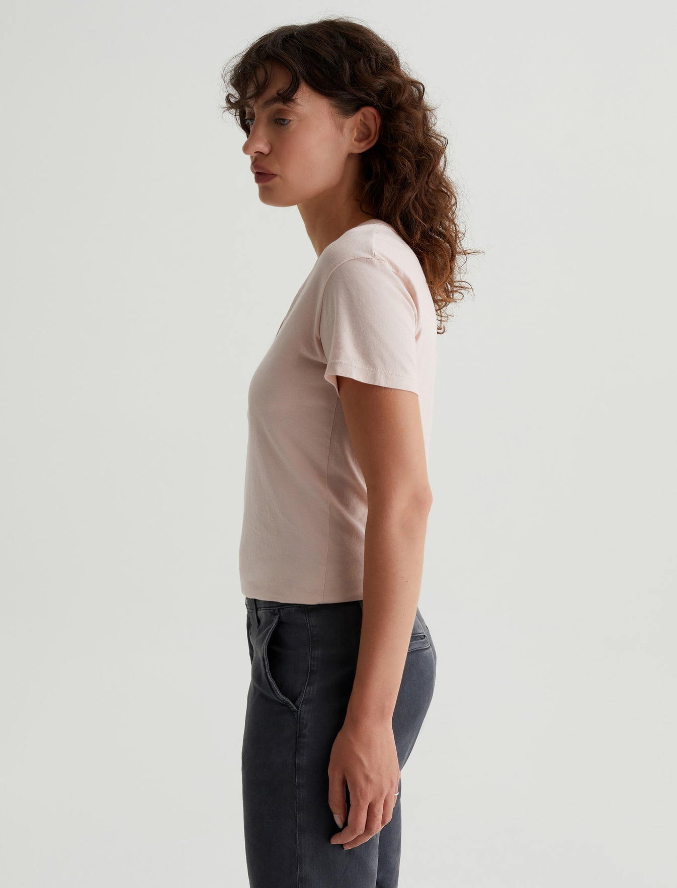 Aspen U|Relaxed U Neck T-Shirt